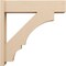 Ekena Millwork 8-in W x 34-in D x 34-in H Balboa Block Rough Cedar Woodgrain TimberThane Outlooker, Primed Tan OUTUR080X34X34BOA44RCPR - alternate 2